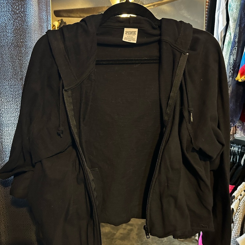Victoria's Secret Black Bomber Jacket